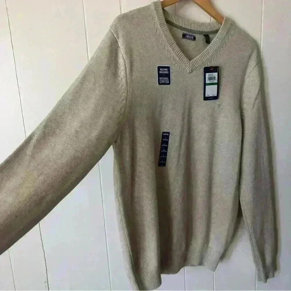 Izod Cotton Blend Sweater Size L